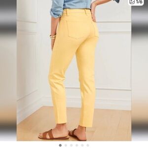 Talbots Light Yellow Denim Jeans